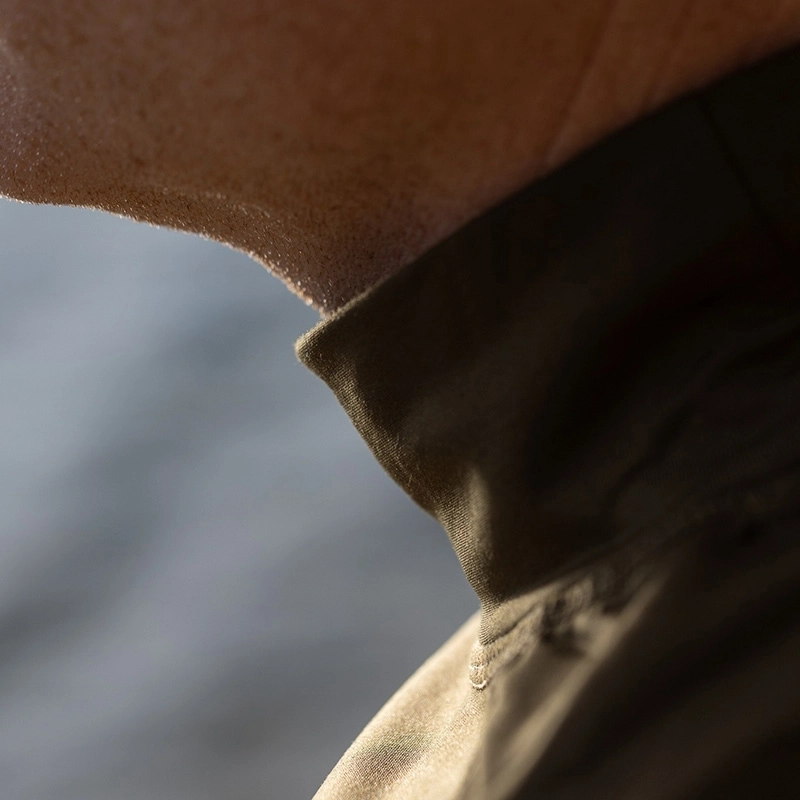 Korda Mock Neck Thermal LS Shirts Dark Olive